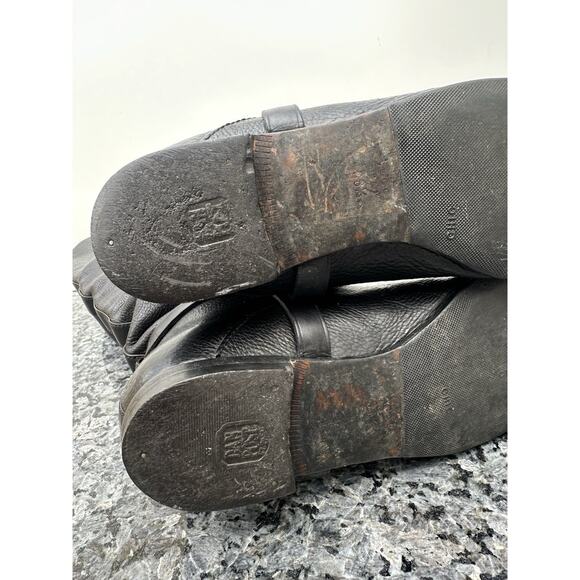 Women’s Gucci Horsebit Riding Boots Shoes Knee Black Sz EUR 38.5 204175 - Picture 11 of 16